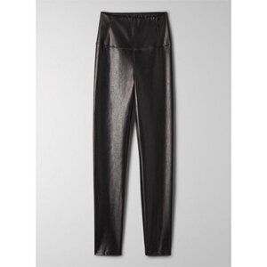 Aritzia Wilfred Free Daria Faux Leather Leggings - S, 32” Inseam